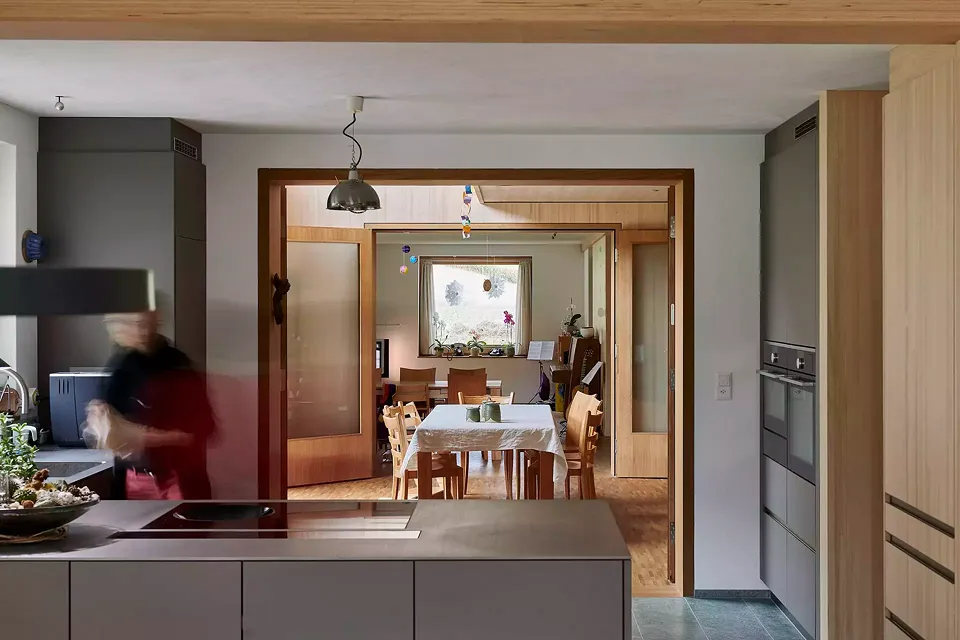 Haus K, Blick in den Gemeinschaftsraum
