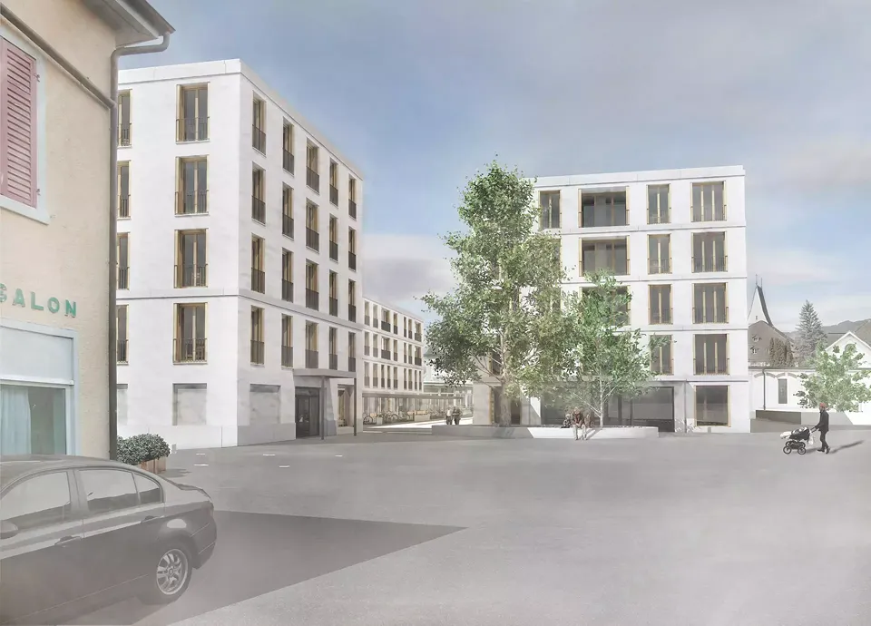 Vorplatz bei Hauptstrasse