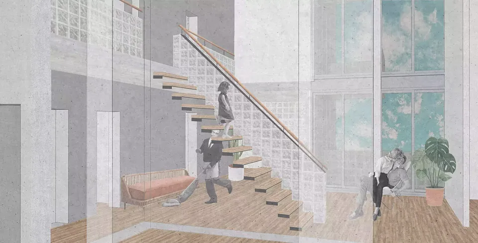 Visualisierung Wohnung im Neubau