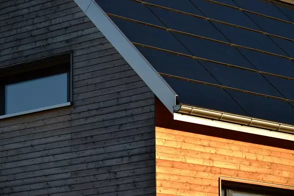 Détail toit solaire