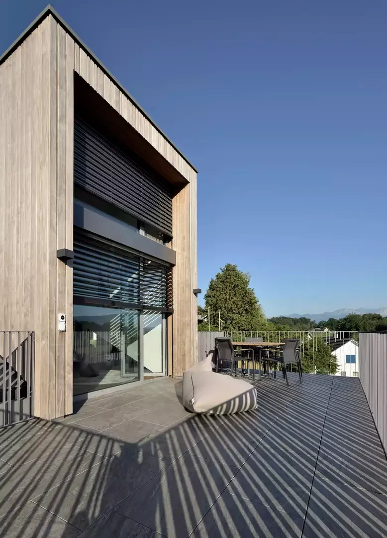 Terrasse mit Lukarne