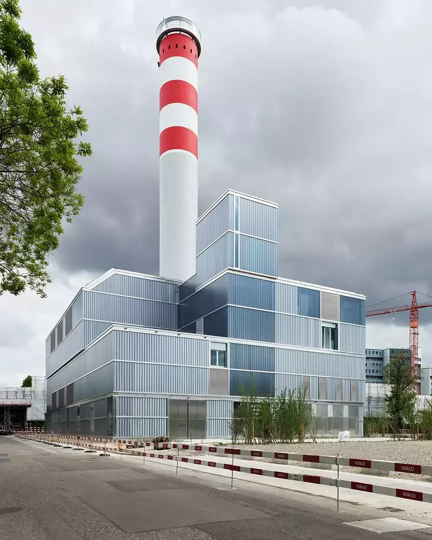 Energiezentrale Josefstrasse, Ansicht West