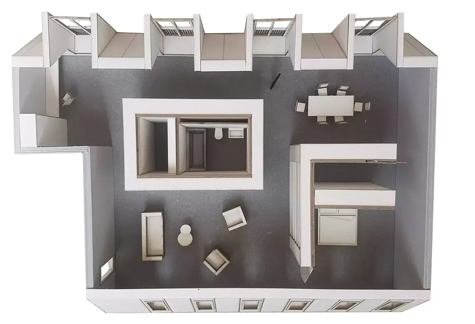 Appartement dans la toiture