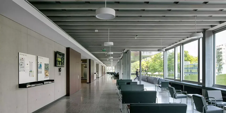 Eingang Haute école de gestion