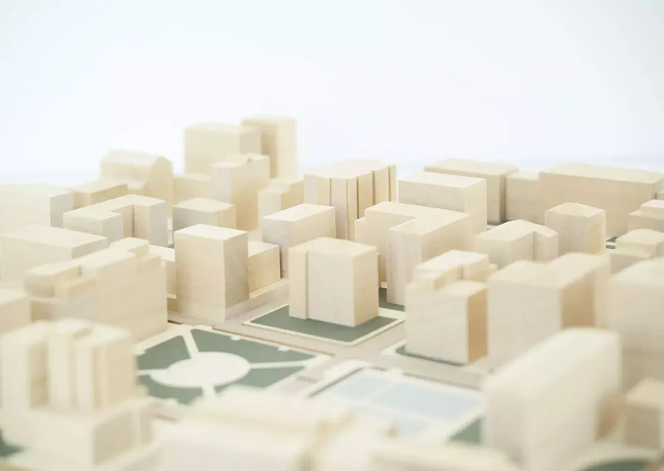 Maquette de site 1:500