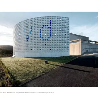 Nouvelle entrée de la Haute École d’Ingenierie et de Gestion du Canton Vaud- HEIG-VD