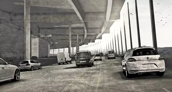 Innenvisualisierung 2.OG | Auto-Verkehr