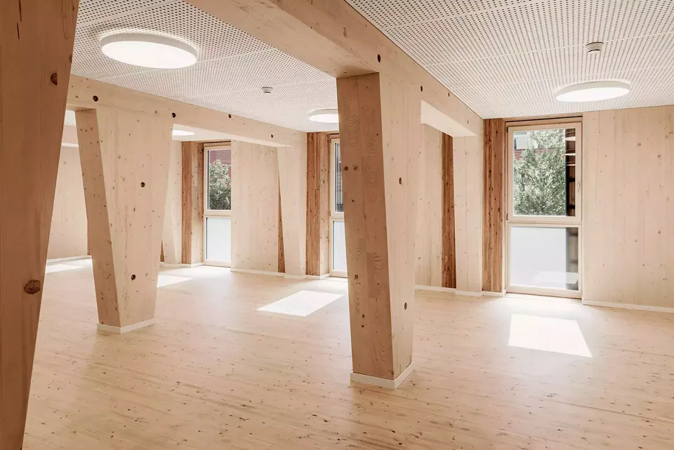 Le centre d’hébergement offre également des espaces communautaires, propices aux activités d’insertions.