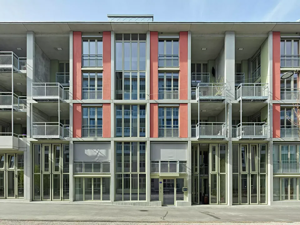 Detailansicht Ernst-Jung-Gasse — Baufeld 5b