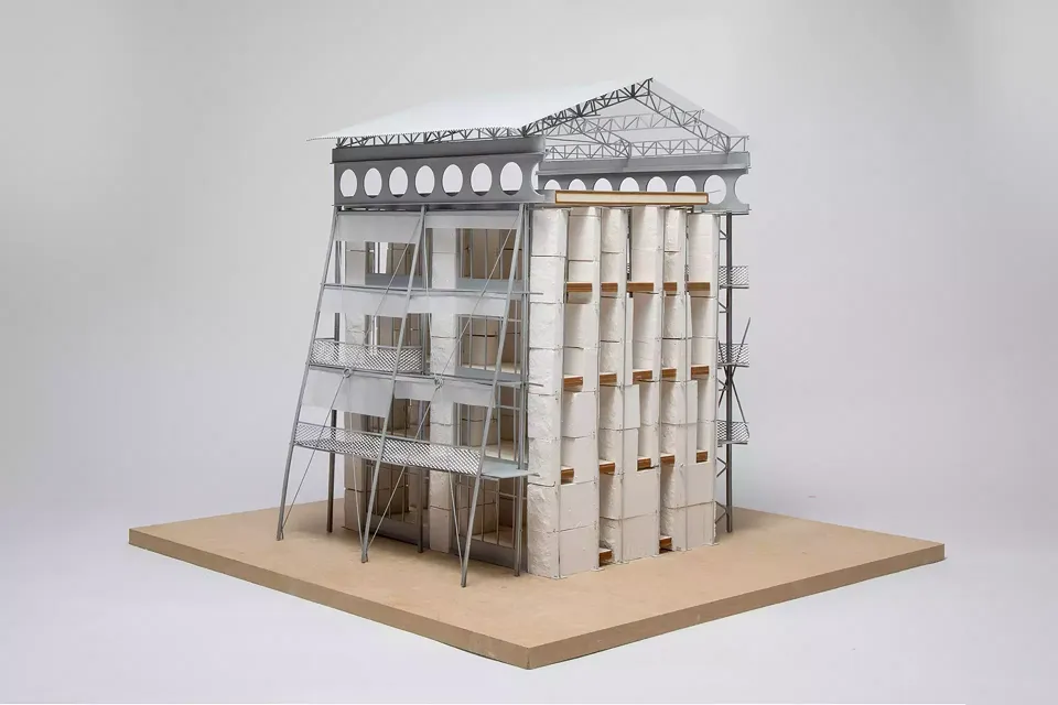 Jura Résistante, Fassadenmodell, Lara Biesser + Theodor Domanski