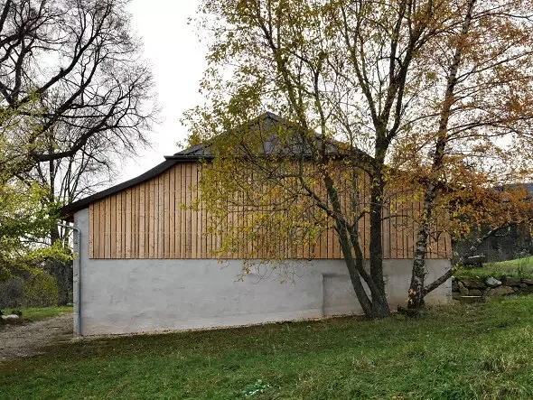 Détail - Giebelbekleidung - Ostfassade