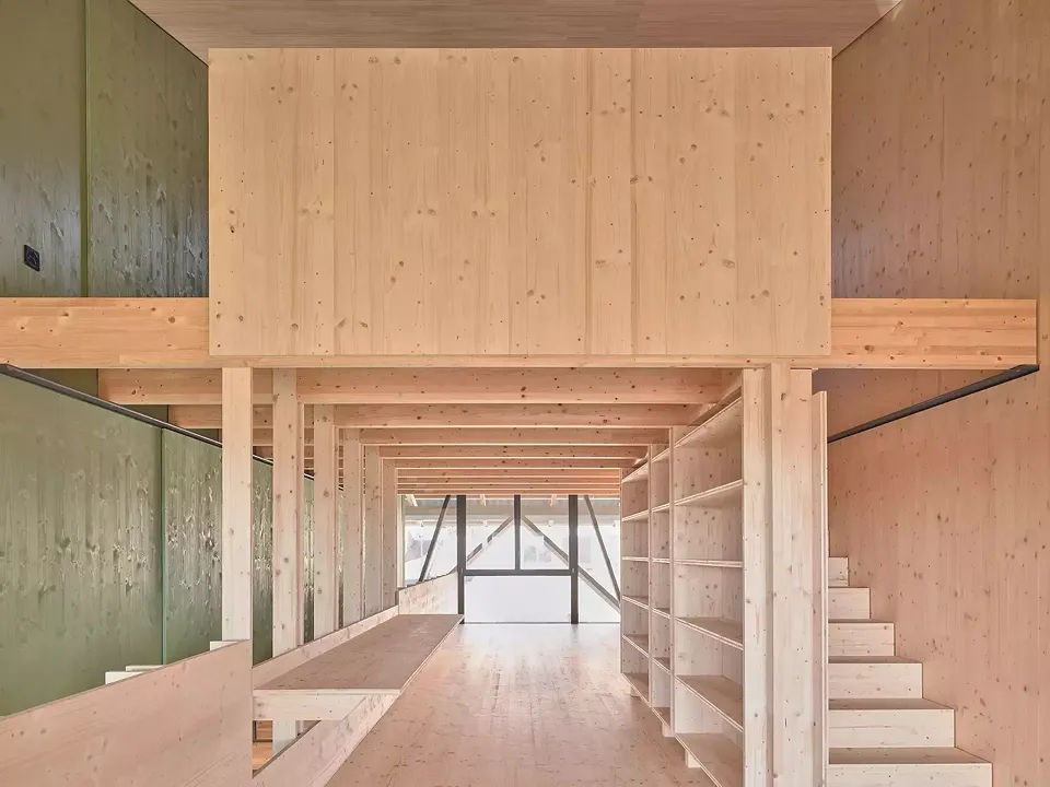 Aménagement intérieur de l'étage supérieur
