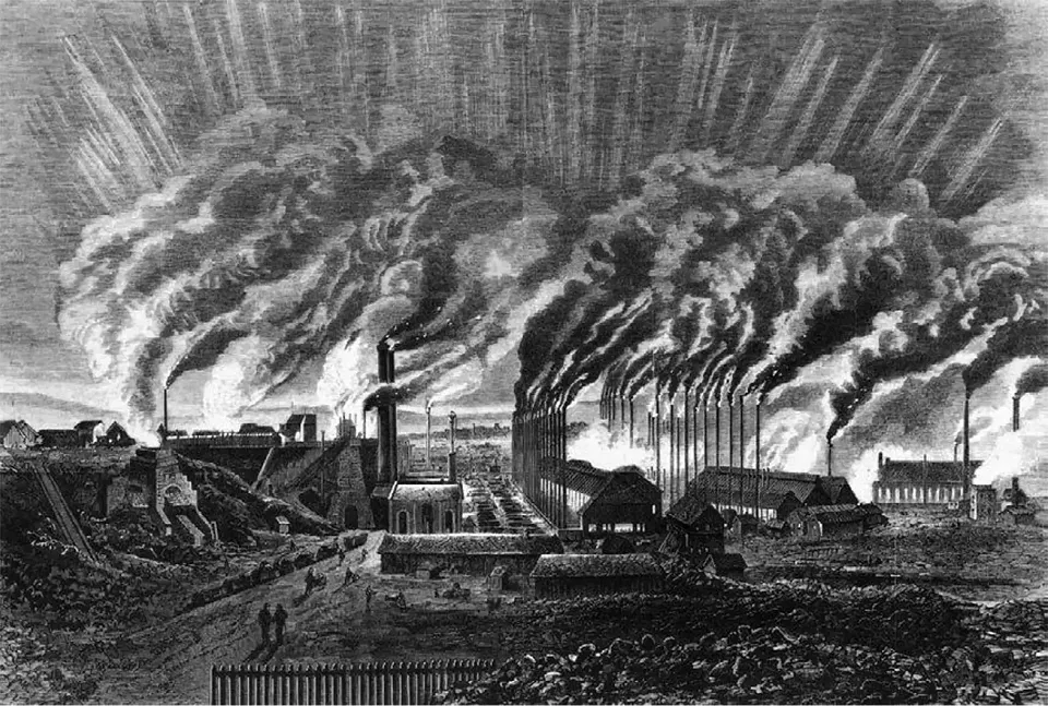 Burbacher Hüttenwerk bei Saarbrücken