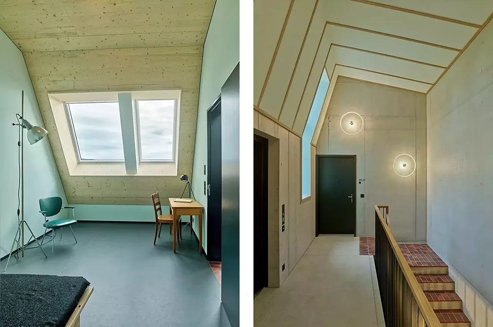 Stud-Wohnen Haus B WG DG/Treppenhaus