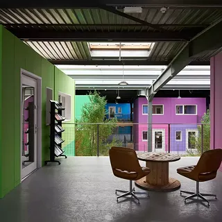 Réhabilitation d'une halle industrielle en bureaux zéro carbone