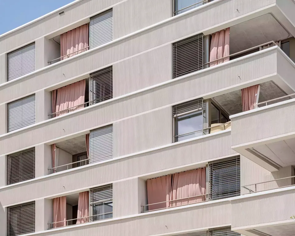 Vue extérieure, façade sud