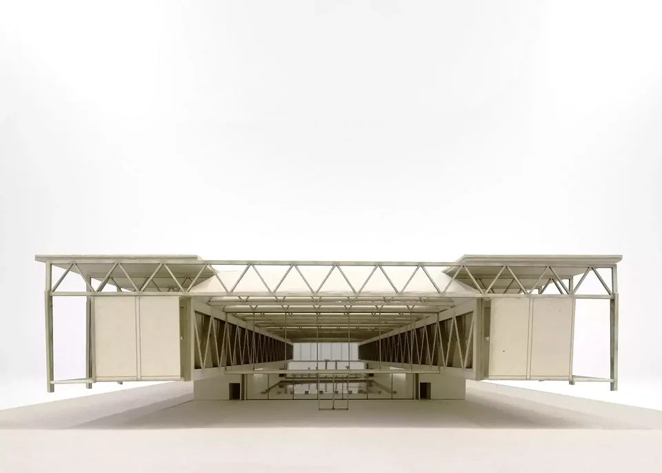 Maquette 1:200 - Vue sud-ouest