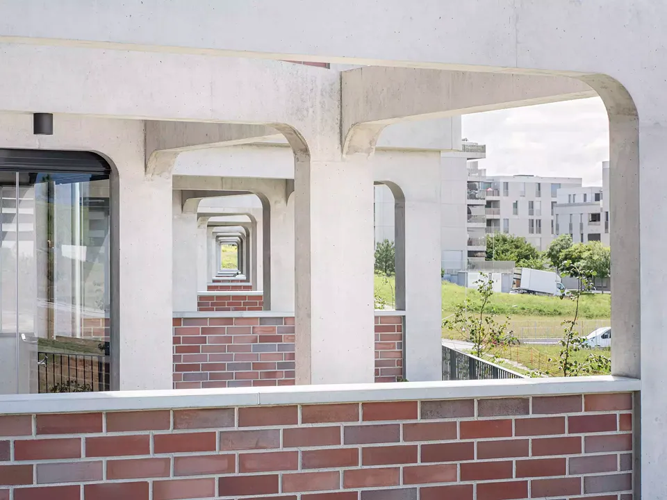 Vue en enfilade est