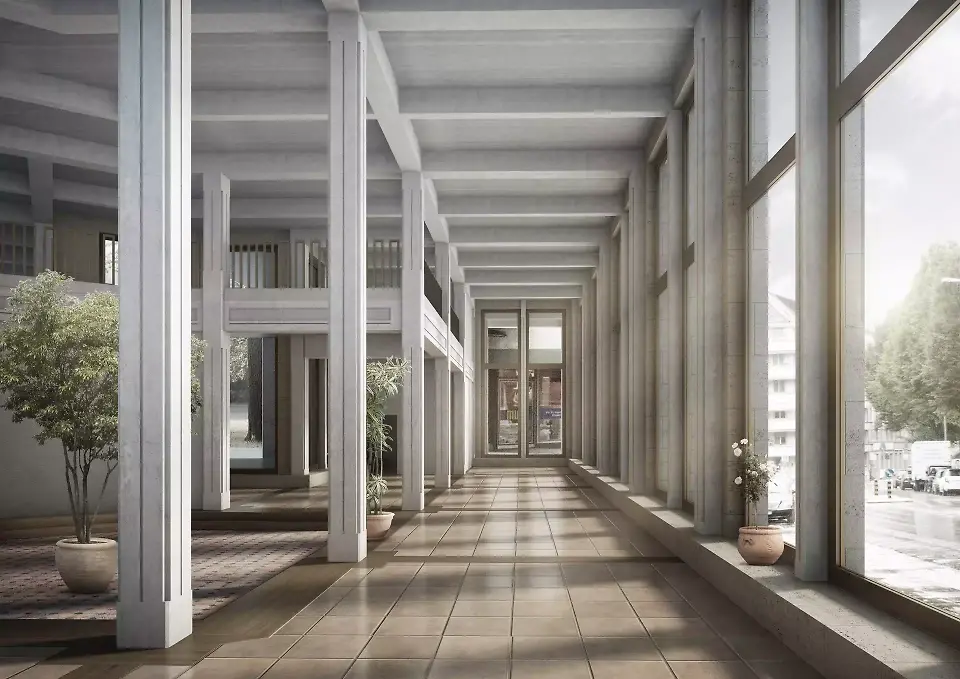 Visualisierung Blumenhalle EG