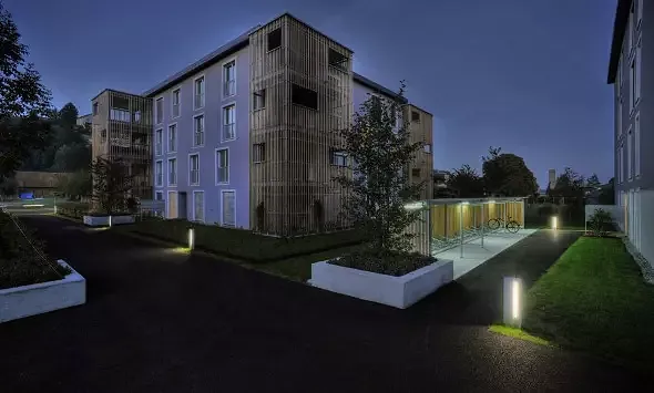 Vue générale, concept lumière extérieur
