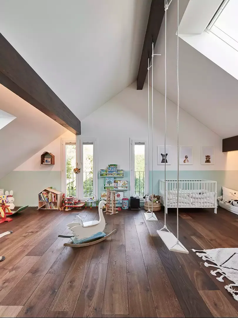 Kinderzimmer im Dachgeschoss