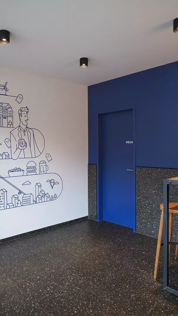 Vue intérieure du Take Away