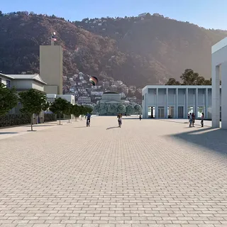 The Square on the Lake