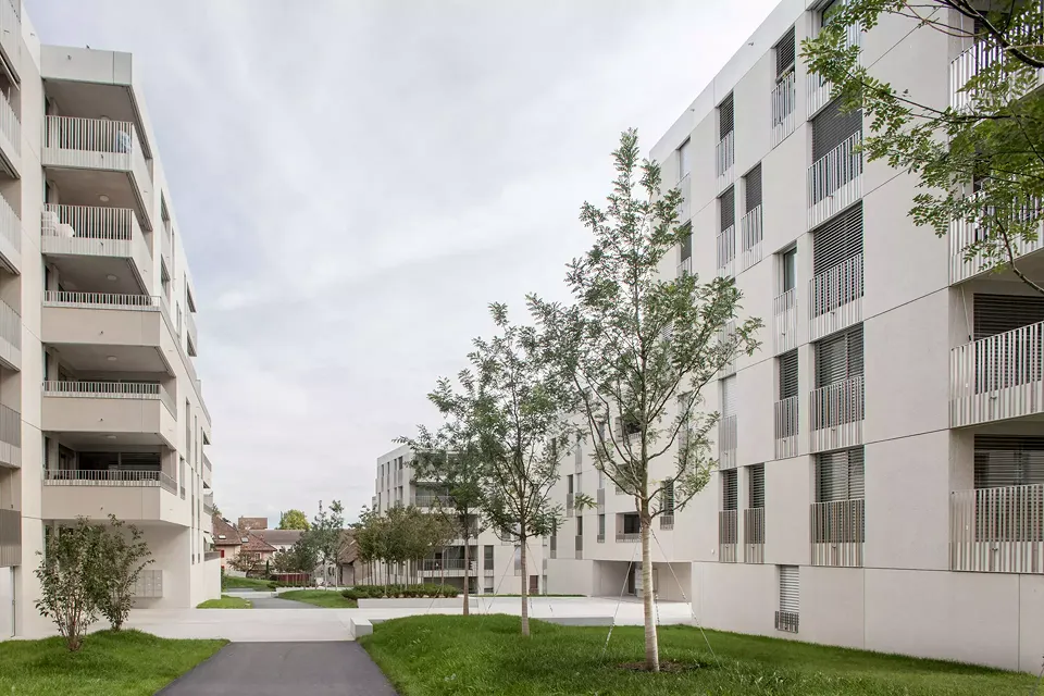 Quartier de logements en Jonchets, Bussigny