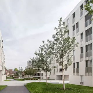 Quartier de logements en Jonchets, Bussigny-près-Lausanne