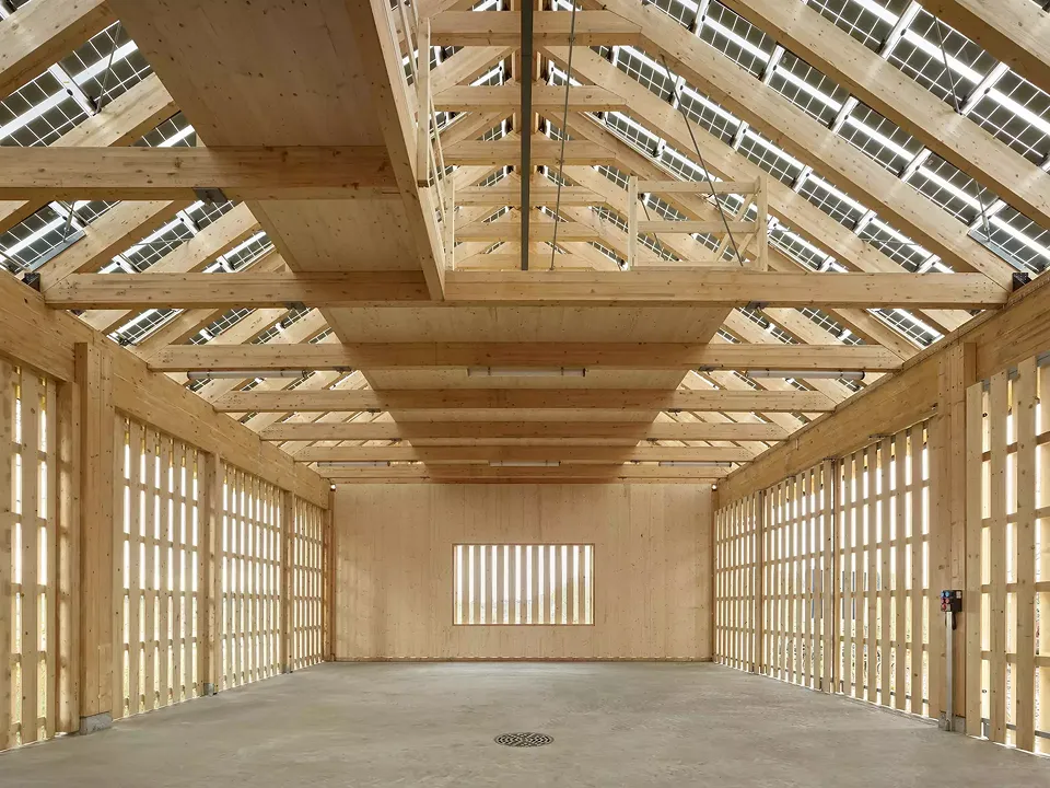 Innenansicht der Remise