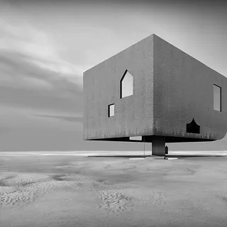 Amor vacui – Haus im Wattenmeer