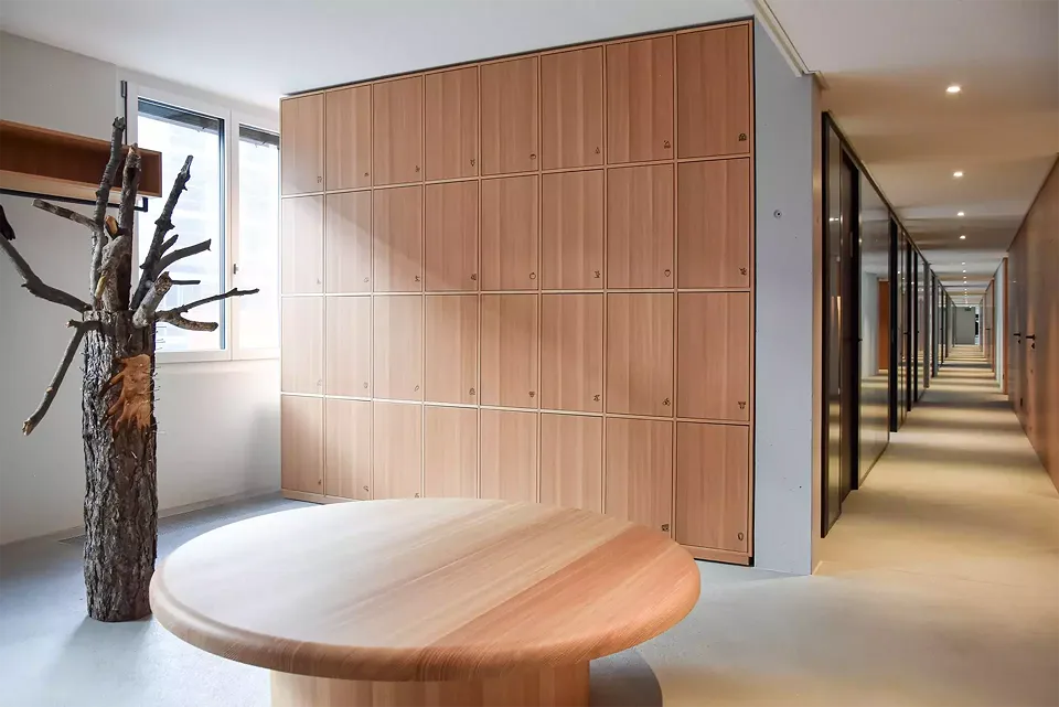 Mitarbeitergarderobe / Spindschränke