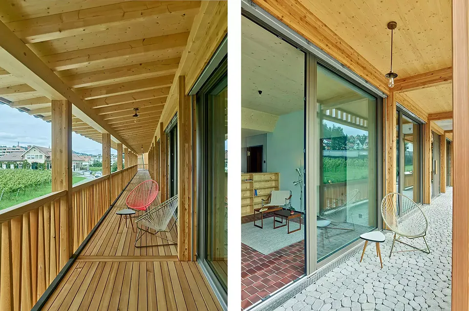 Stud-Wohnen Verandas