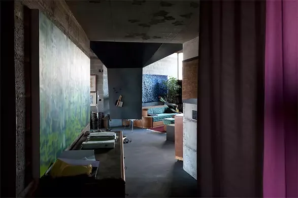 Vue intérieur depuis l'entrée