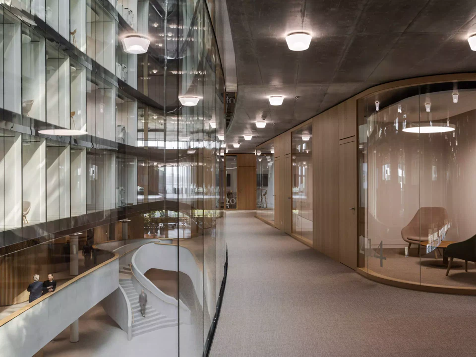 Vue sur l'Atrium au 2ème étage