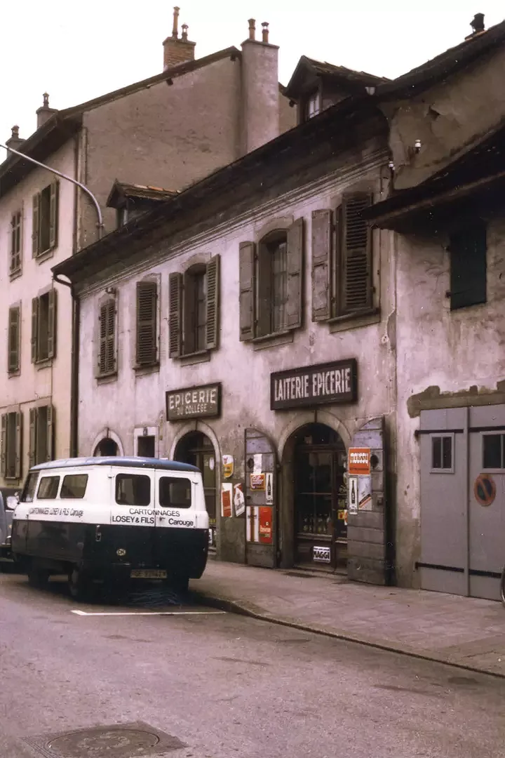 Fassade Strasse 1970