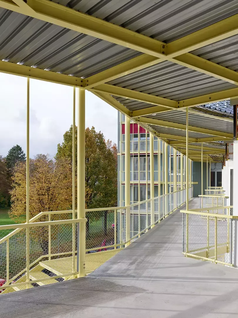 Terrasse commune kurz nach Fertigstellung