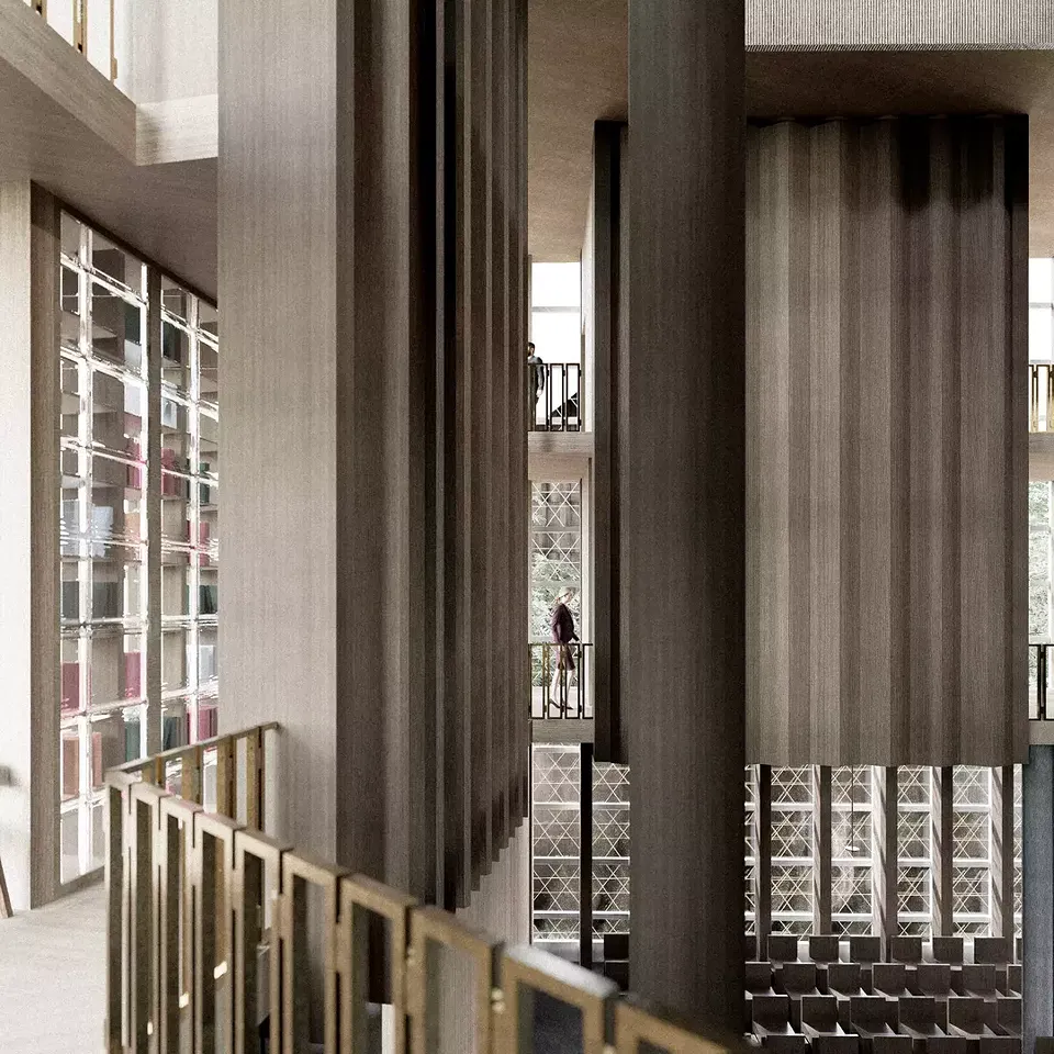 Blick auf der Gallerie