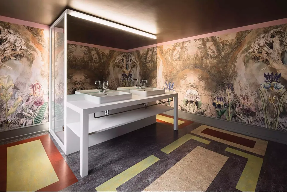Post Hotel Löwe | Badezimmer | Suite Florenz