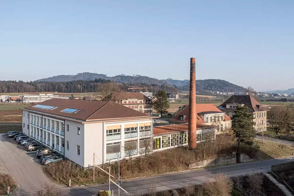 Betriebsgebäude, Kesselhaus und Werkstattgebäude