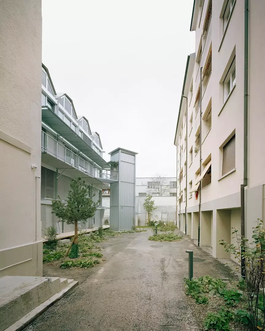 Wohnhaus im Hinterhof