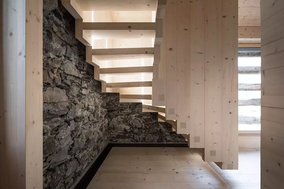 Hängende Treppe