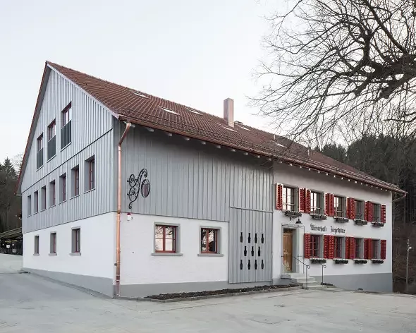 Aussenansicht, Farbkonzept