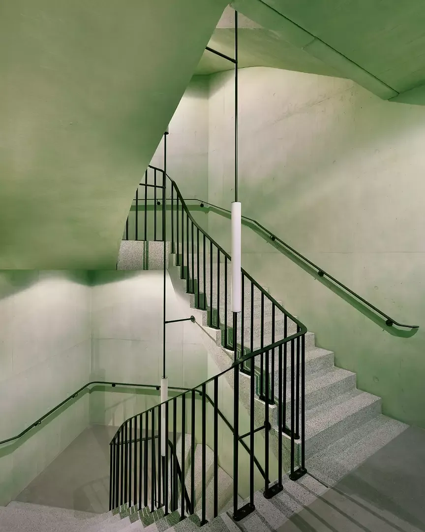 Geometrie des Treppenhauses