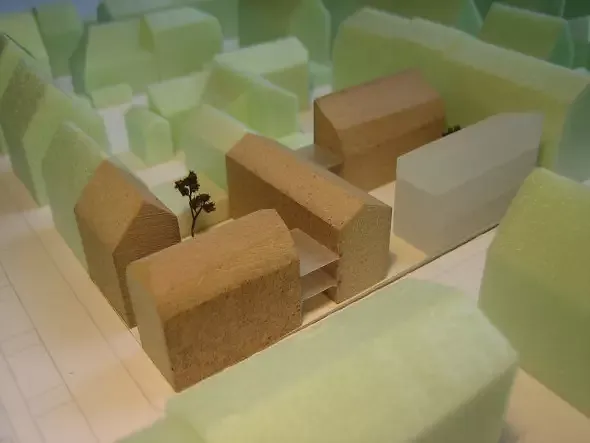 Städtebaumodell 1:500