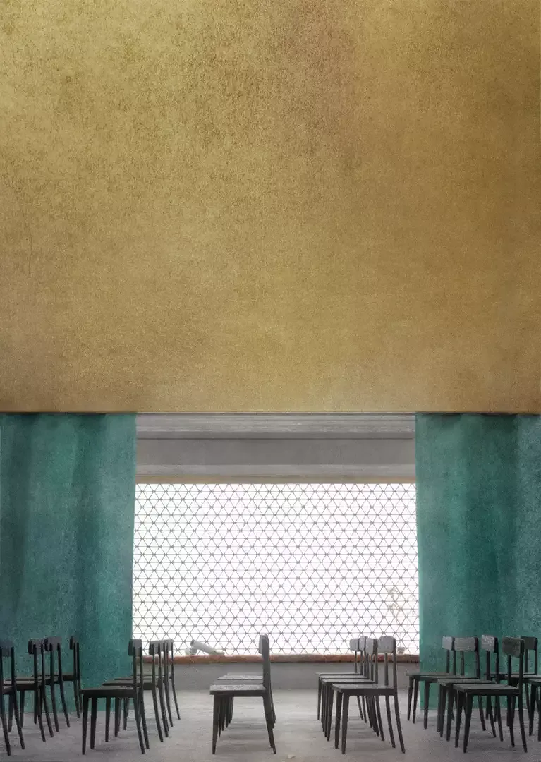 Salle de prière, détail