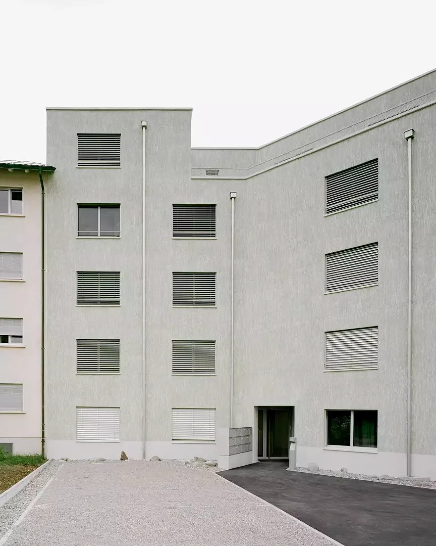 Hauseingang Nordfassade