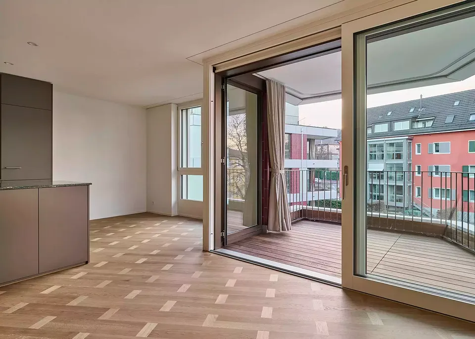 Coins repas avec parquet tressé