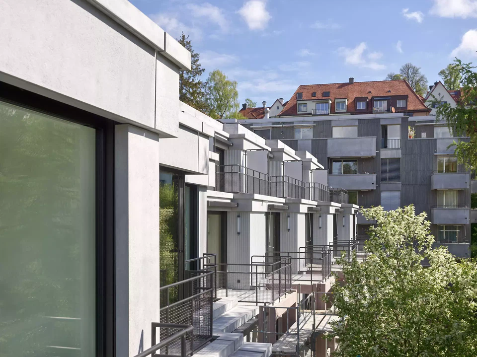 Fassadenkonstruktion Südostseite