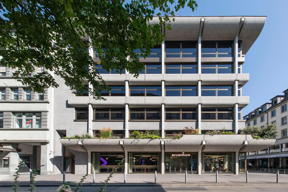 Accenture Campus Zurich, Sihlstrasse - Aussenaufnahme